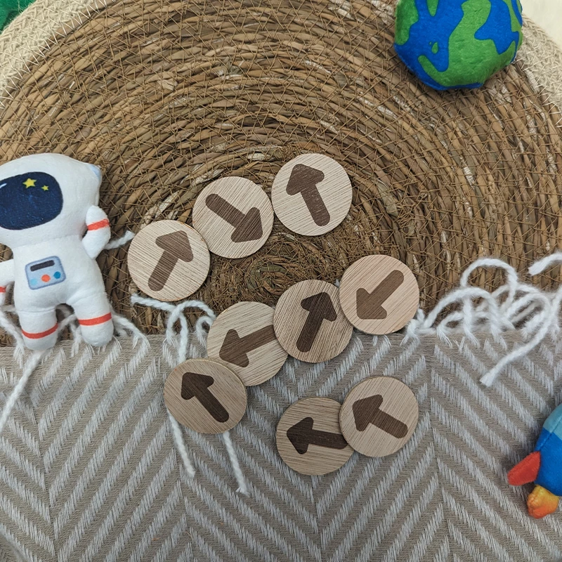 flèches directionnelles jetons de 40 mm