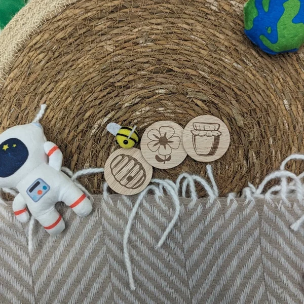 Kit jetons api l'abeille 3 jetons